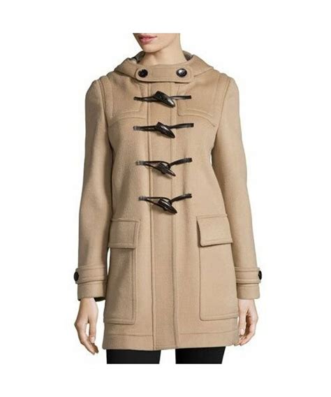 burberry baysbrooke wool duffle coat|burberry goddess wool blend.